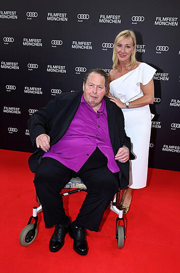 Ottfried Fischer mit Frau Simone.