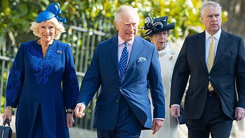 Die Royals feiern Ostern in Windsor.