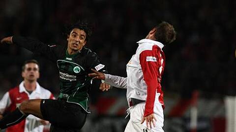 Weitgehend abgemeldet, aber im entscheidenden Moment hellwach: Fürths Torjäger Sami Allagui