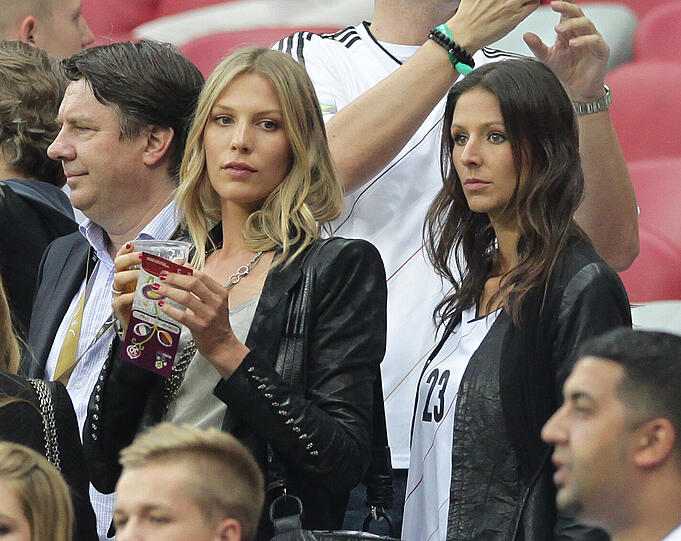 Sarah Brandner und Silvia Meichel, die Freundin von Mario Gomez.