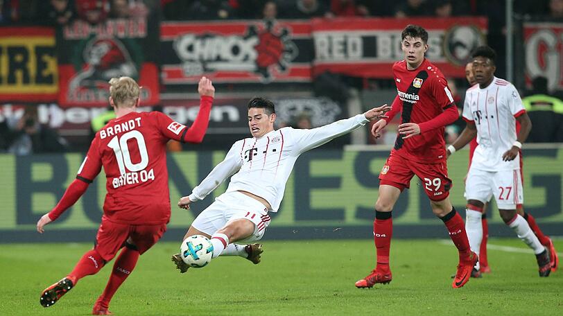 James Rodriguez: Note 2. Der Kolumbianer wie immer mit feinem Füßchen, aber seine Chip-Bälle in die Spitze hatten nicht den rechten Drive, ohne Wirkung. Leitete das 2:0 ein, setzte einen Traum-Freistoß zum 3:1.