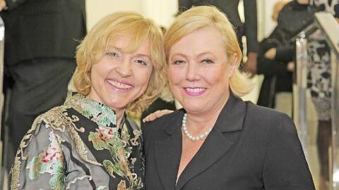 Gute Freundinnen: Beate Merk (l.) und  Susanne Wiebe.