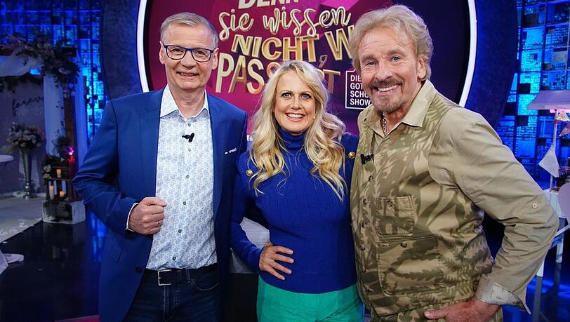 Seit Jahren ein eingespieltes Trio: Günther Jauch, Barbara Schöneberger und Thomas Gottschalk. Seit Jahren ein eingespieltes Trio: Günther Jauch, Barbara Schöneberger und Thomas Gottschalk.