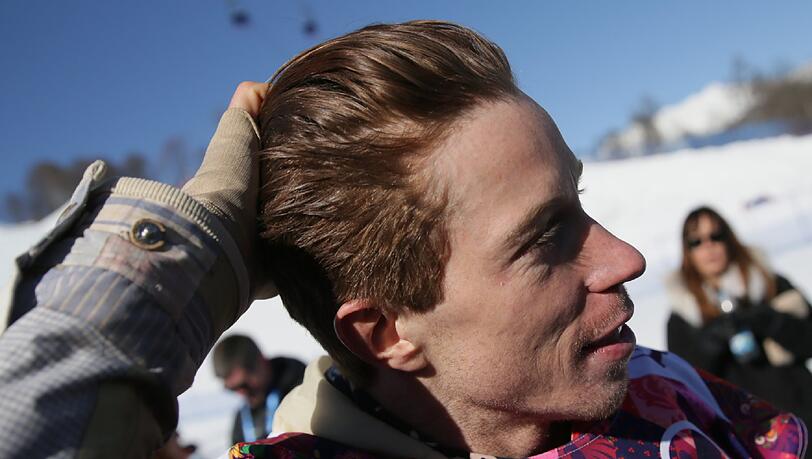 Shaun White hat neuerdings die Haare kurz.
