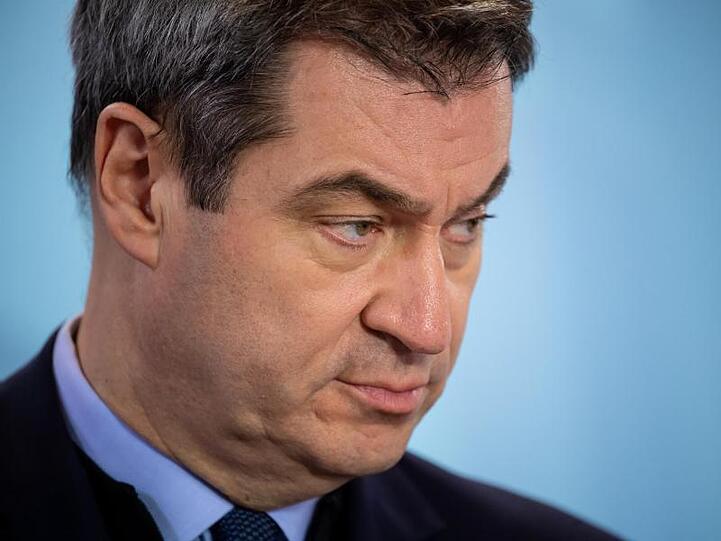 Markus Söder (CSU), Ministerpräsident von Bayern, nimmt an einer Pressekonferenz teil. Foto: Sven Hoppe/dpa/Archivbild