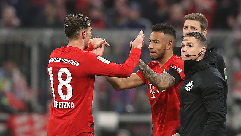 Leon Goretzka ist im Mittelfeld gesetzt - doch Corentin Tolisso kommt nach seiner Verletzungsmisere immer besser in Form. Leon Goretzka ist im Mittelfeld gesetzt - doch Corentin Tolisso kommt nach seiner Verletzungsmisere immer besser in Form.