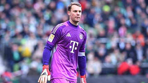Verletzte sich beim 3:0-Auswärtssieg Mitte Februar in Bremen: Manuel Neuer. Verletzte sich beim 3:0-Auswärtssieg Mitte Februar in Bremen: Manuel Neuer.