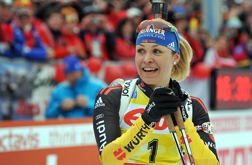 Die WM in Ruhpolding: Magdalena Neuners Siegeszug - sehen Sie hier die Bilder