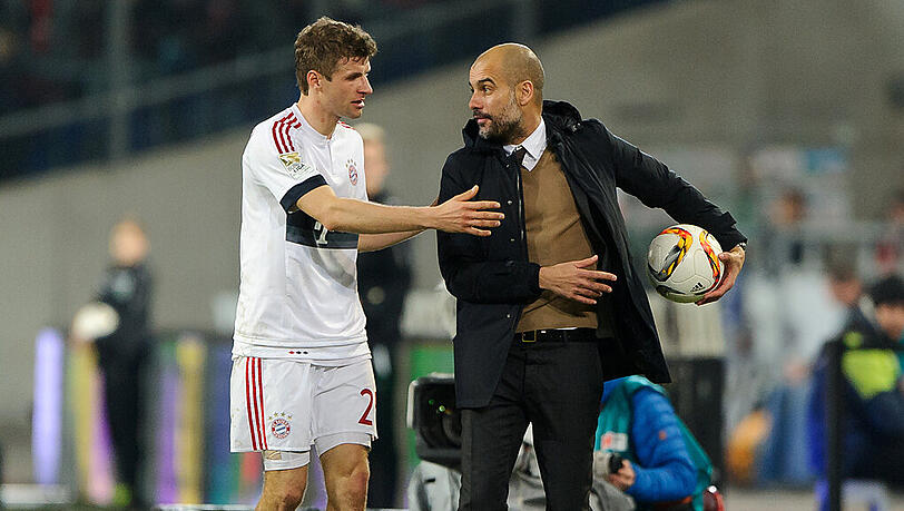 Thomas Müller hätte sich gewünscht, dass Pep Guardiola Trainer des FC Bayern bleibt. Thomas Müller hätte sich gewünscht, dass Pep Guardiola Trainer des FC Bayern bleibt.