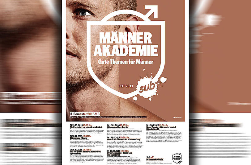 Gesundheitsthemen für Männer - das Programm der Männerakademie.