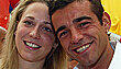 Francisco Copado, hier mit seiner Frau Evi Schribenhauser, ist neuer Sportchef in Unterhaching.