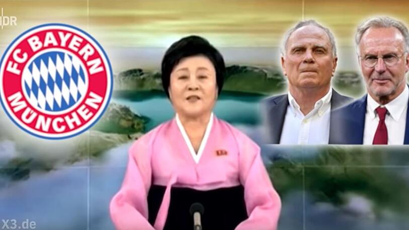 Die berüchtigte nordkoreanische TV-Moderatorin Ri Chun-hee spricht über Uli Hoeneß und Karl-Heinz Rummenigge.