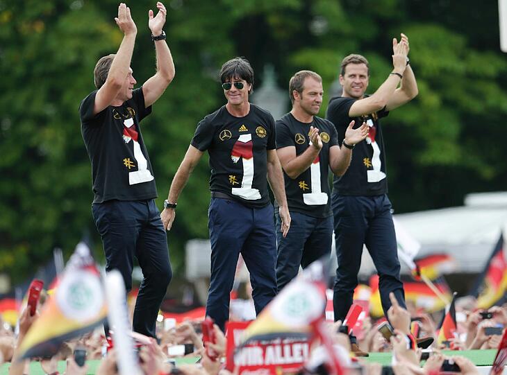 Die Weltmeister feiern am Brandenburger Tor. Die Bilder von der Fanmeile.