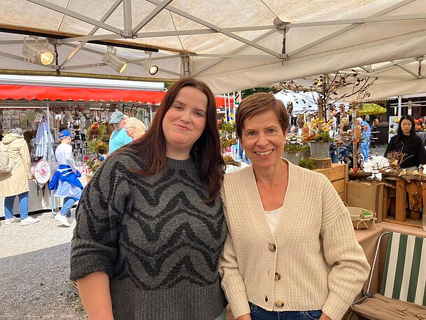 Manuela Günther-Albrecht und Tocher Amy Lynn. Manuela Günther-Albrecht und Tocher Amy Lynn.