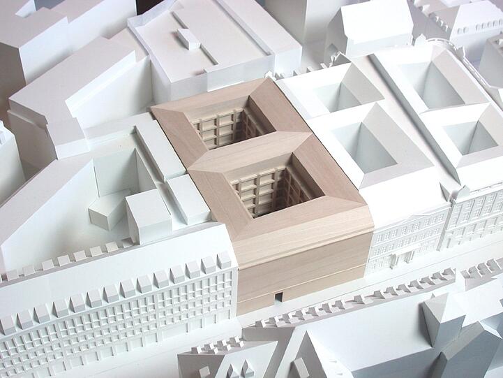 Der erstplatzierte Entwurf des Architektenbüros Diener und Diener.