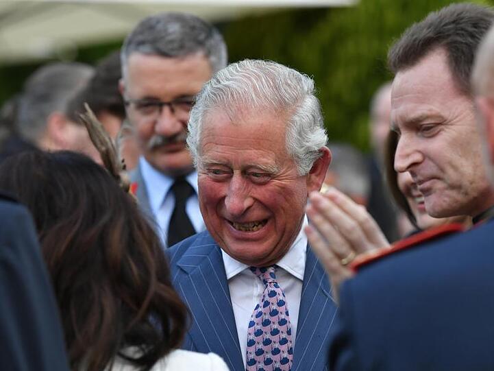 Prinz Charles bei der Queen's Birthday Party in Berlin.