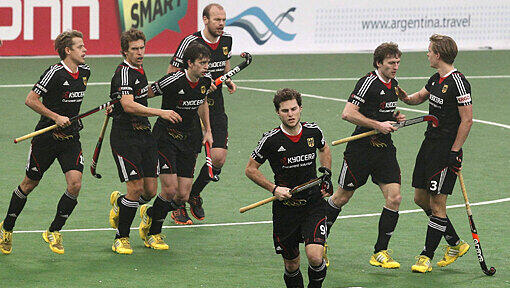 Die deutschen Hockeyherren beim World-League Viertelfinale gegen die Niederlande. Die deutschen Hockeyherren beim World-League Viertelfinale gegen die Niederlande.