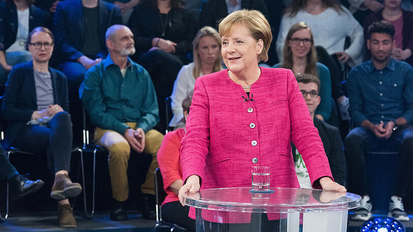 Liebeserklärung an die Kanzlerin.