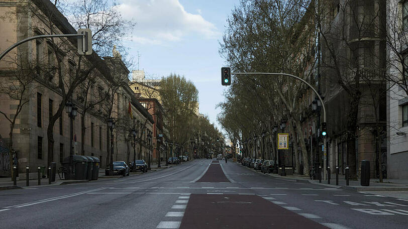 Leere Straßen werden die nächsten Tage und Wochen das Gesamtbild dominieren.