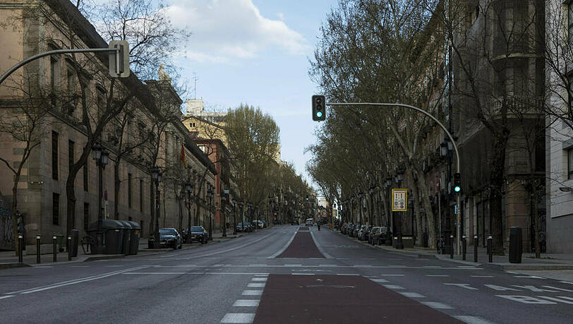 Leere Straßen werden die nächsten Tage und Wochen das Gesamtbild dominieren. Leere Straßen werden die nächsten Tage und Wochen das Gesamtbild dominieren.
