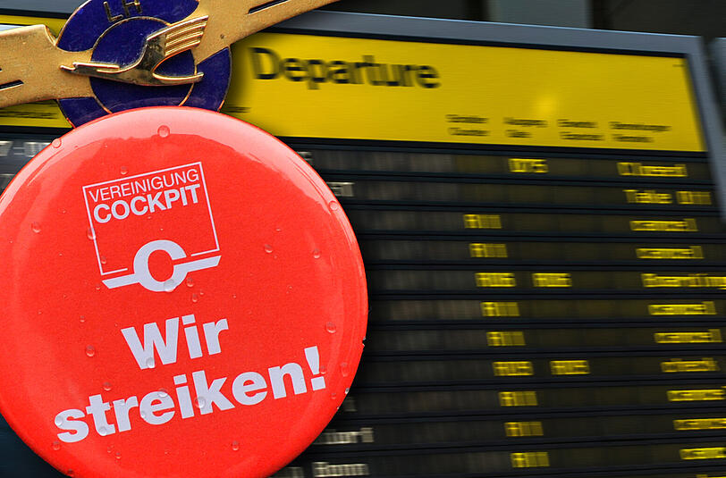 Der Piloten-Streik in München dürfte wieder zu reihenweisen Flugausfällen führen.