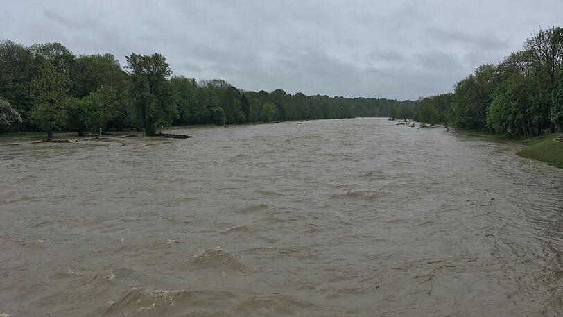 So sah es am Dienstagmorgen in Thalkirchen an der Isar aus.