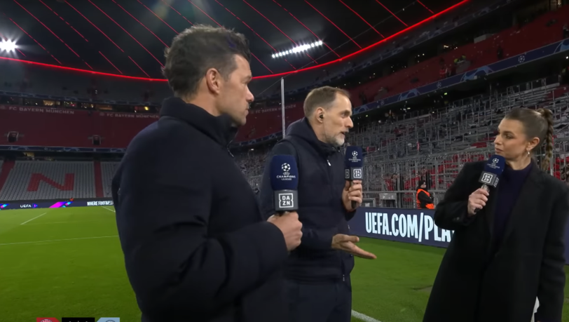 Nach dem Champions League-Aus des FC Bayern kam es zum Wortgefecht zwischen Trainer Thomas Tuchel und "DAZN"-Moderatorin Laura Wontorra.