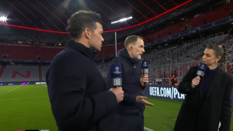 Nach dem Champions League-Aus des FC Bayern kam es zum Wortgefecht zwischen Trainer Thomas Tuchel und "DAZN"-Moderatorin Laura Wontorra.