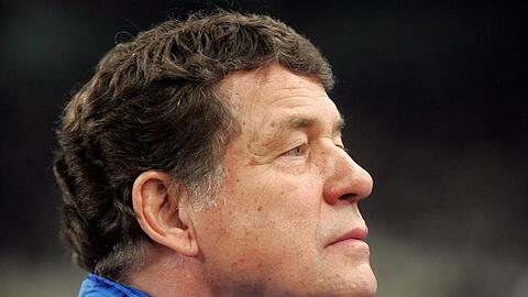 Otto Rehhagel ist der Coach der griechischen Nationalmannschaft.
