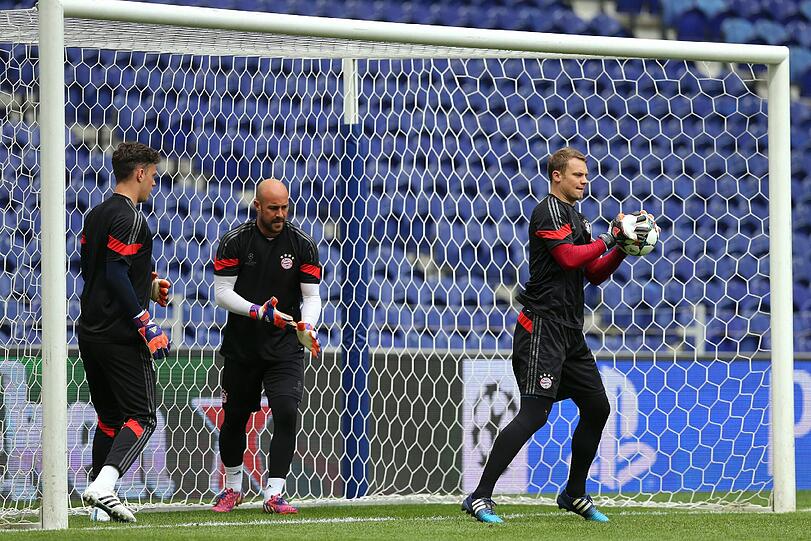 Die Bilder vom Abschlusstraining der Bayern!