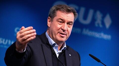 Markus Söder (CSU), Ministerpräsident von Bayern und Parteivorsitzender.