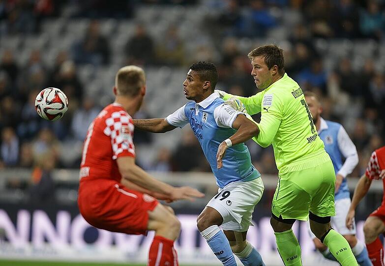 Will gegen Fortuna DÜsseldorf seine Torflaute beenden: 1860-Stürmer Rubin Okotie.