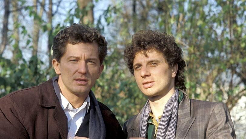 Batic (Miroslav Nemec, li.) und Leitmayr (Udo Wachtveitl) in ihrem ersten "Tatort: Animals" im Jahr 1991. Batic (Miroslav Nemec, li.) und Leitmayr (Udo Wachtveitl) in ihrem ersten "Tatort: Animals" im Jahr 1991.
