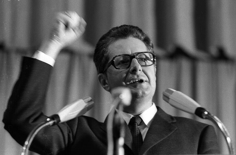 Engagiert in jeder Debatte: Hans-Jochen Vogel auf einem Foto aus dem Jahr 1970.