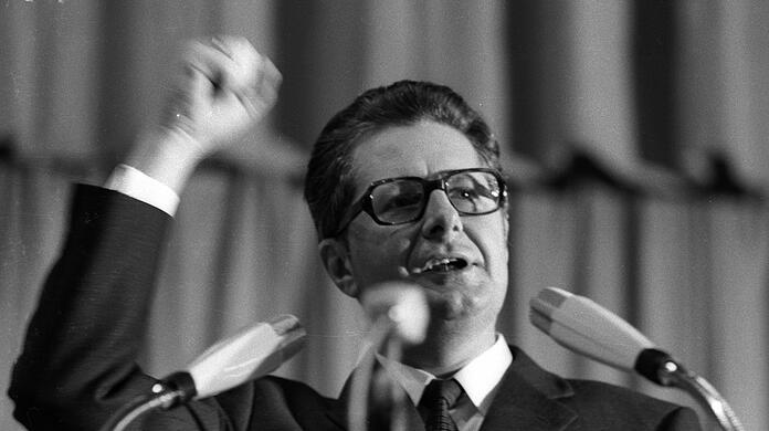 Engagiert in jeder Debatte: Hans-Jochen Vogel auf einem Foto aus dem Jahr 1970.