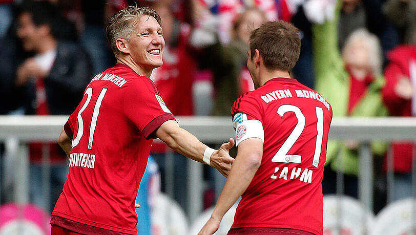 Bastian Schweinsteiger erhielt 2003 seinen ersten Profivertrag beim FC Bayern, Philipp Lahm 2005.