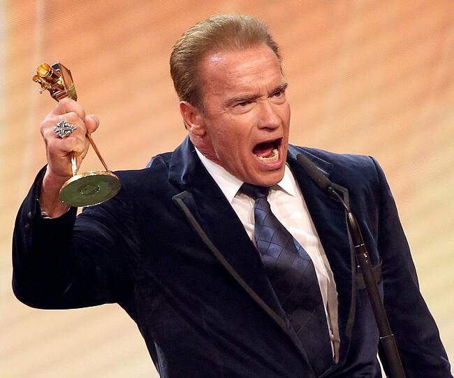 Arnold Schwarzenegger wurde für sein Lebenswerk geehrt.