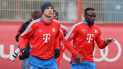 Zwei, die es gegen Union in der Offensive richten sollen: Thomas Müller (l.) und Sadio Mané.