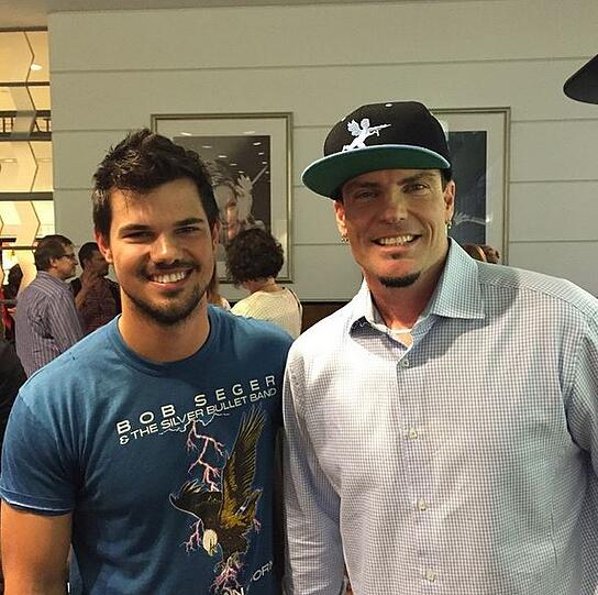 Twilight-Star Taylor Lautner mit Vanilla Ice