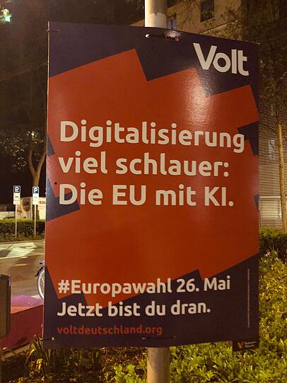 Besonders präsent ist Volt im Schlachthofviertel rund um den Kapuzinerplatz.