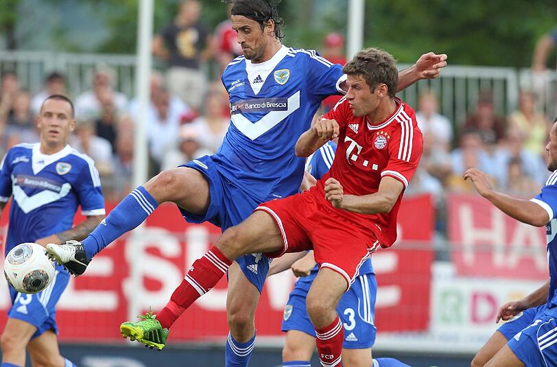 FC Bayern gegen Brescia Calcio: Die besten Szenen auf und neben dem Platz.