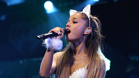 Ariana Grande während eines Auftritts in Philadelphia.
