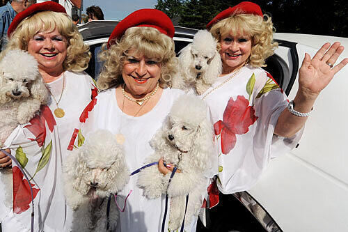 EVA JACOBS (67): Die Sängerin der Jacob Sisters (l) hat den größten Teil ihrer Karriere wohl schon hinter sich. Den früheren Erfolg wird ihr der Dschungel wohl nicht zurück bescheren.