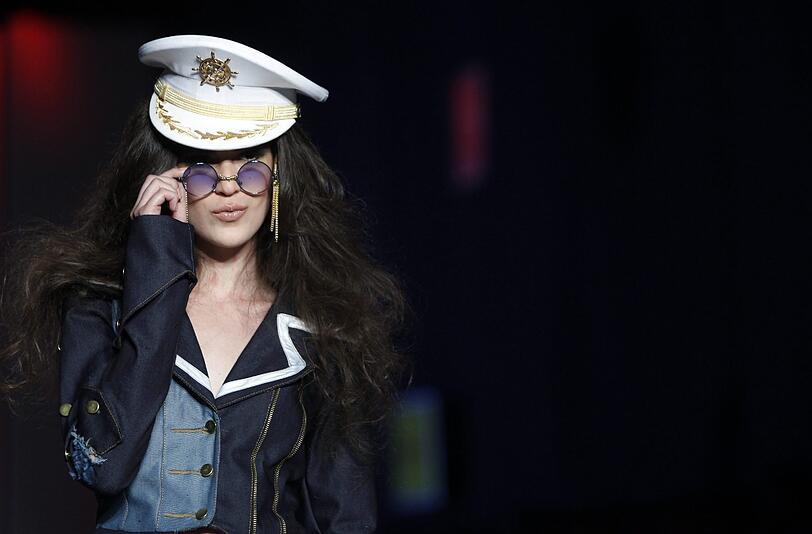 Busenblitzer bei der Intermoda-Show in Mexiko: Auf dem Laufsteg lassen die Models tief blicken.