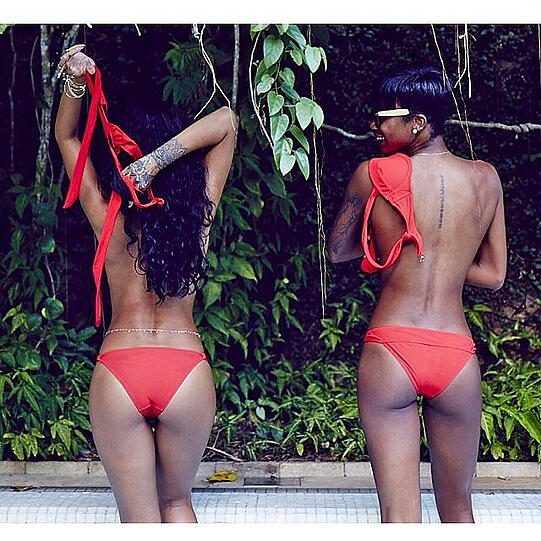 Rihanna im Brasilien-Urlaub.