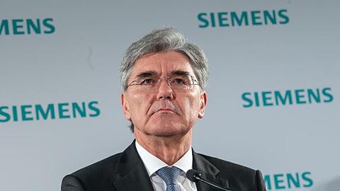 Joe Kaeser, Vorstandsvorsitzender von Siemens. Foto: Peter Kneffel/dpa/Archivbild