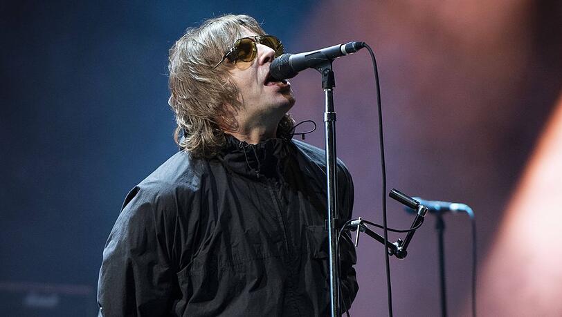 Oasis-Sänger Liam Gallagher bei einem Solo-Auftritt 2021.