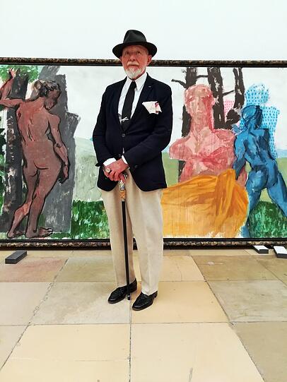 Markus Lüpertz im Haus der Kunst.