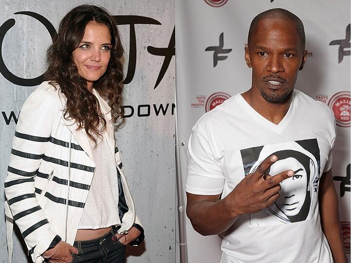Hat Katie Holmes ein Auge auf Jamie Foxx geworfen?