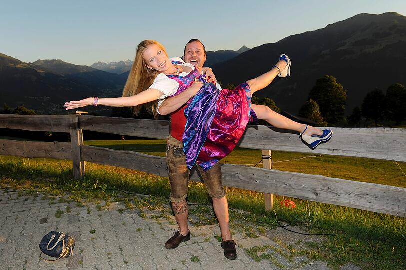 Michel Guillaume und Freundin Georgia Schultze.
